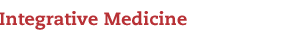 Integrative Medicine
